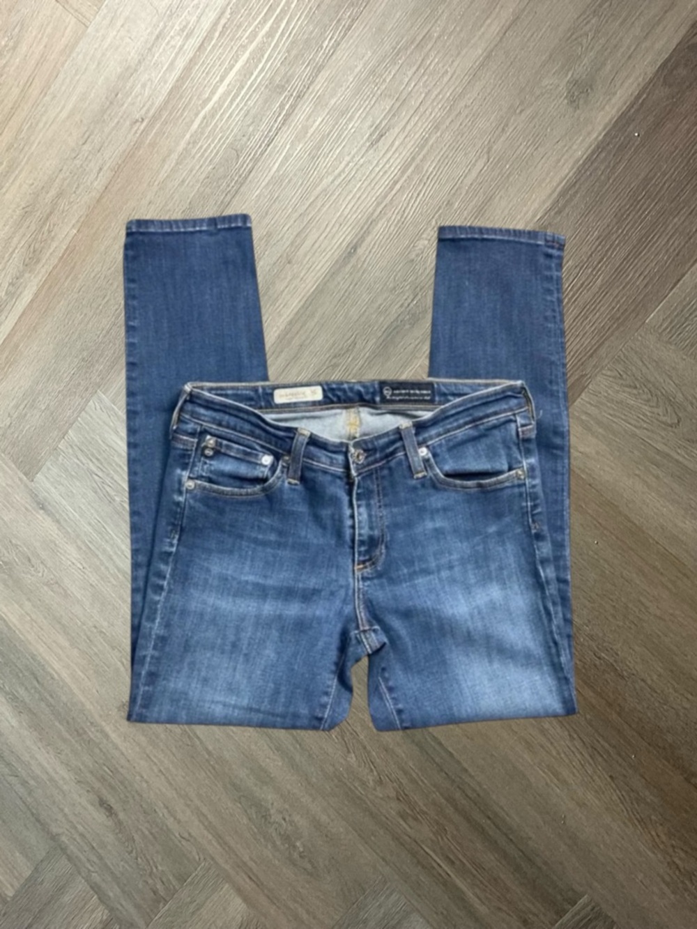 AG Adriano Goldschmied The Legging Super Skinny Jeans Womens Blue‎ 29R USA Boho